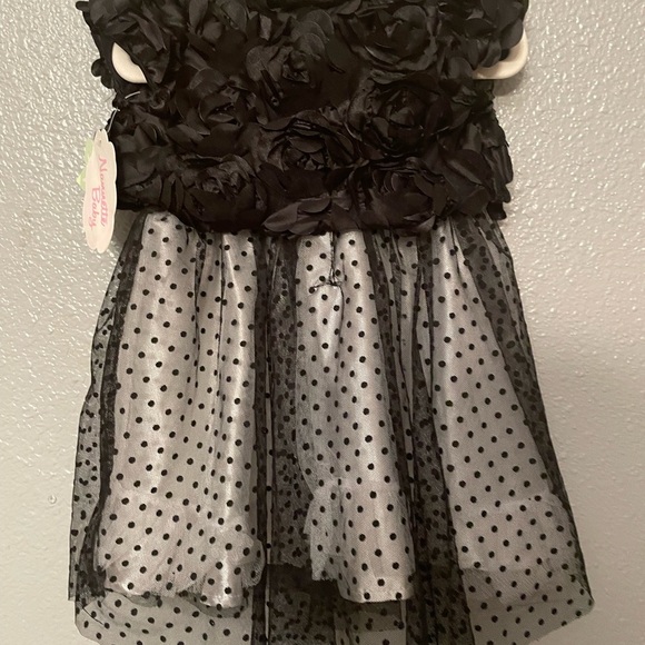 #nannetta baby black and white polka dot with red details - Picture 3 of 6